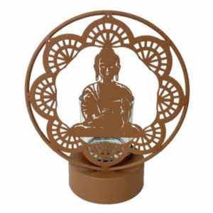 Porta velas Buda