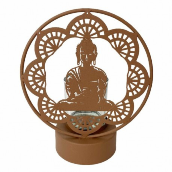 Porta velas Buda