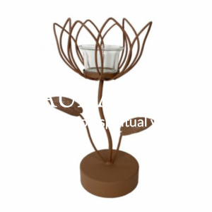 Porta velas flor