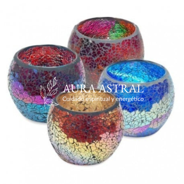Set 4 T-lites porta velas
