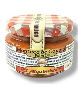 Manteca de corojo pequeño 133 ml original de nigeria