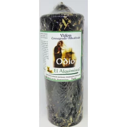 Velón odio con hierbas y aceite